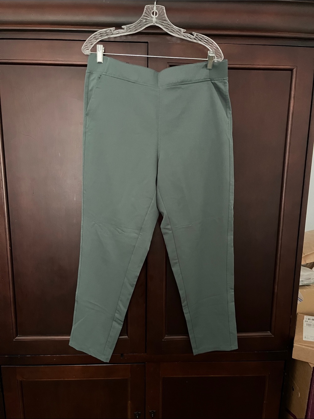 Athleta Stretch Pull-On Pants in Taupe
